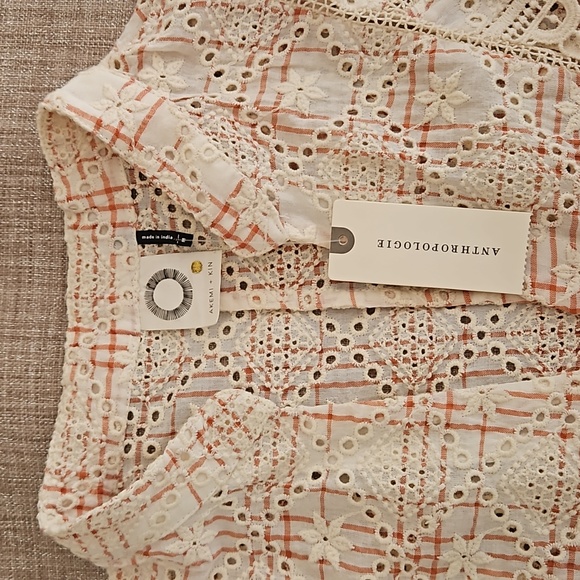NWT Anthropologie Akemi + Kin Lindy Embroidered Blouse - Picture 10 of 11